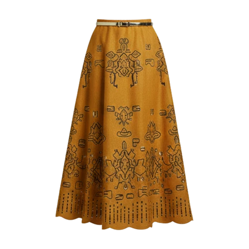 The Sahara Mustard Skirt