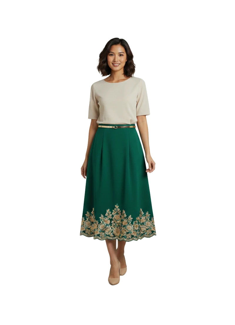 The Emerald Heritage Skirt