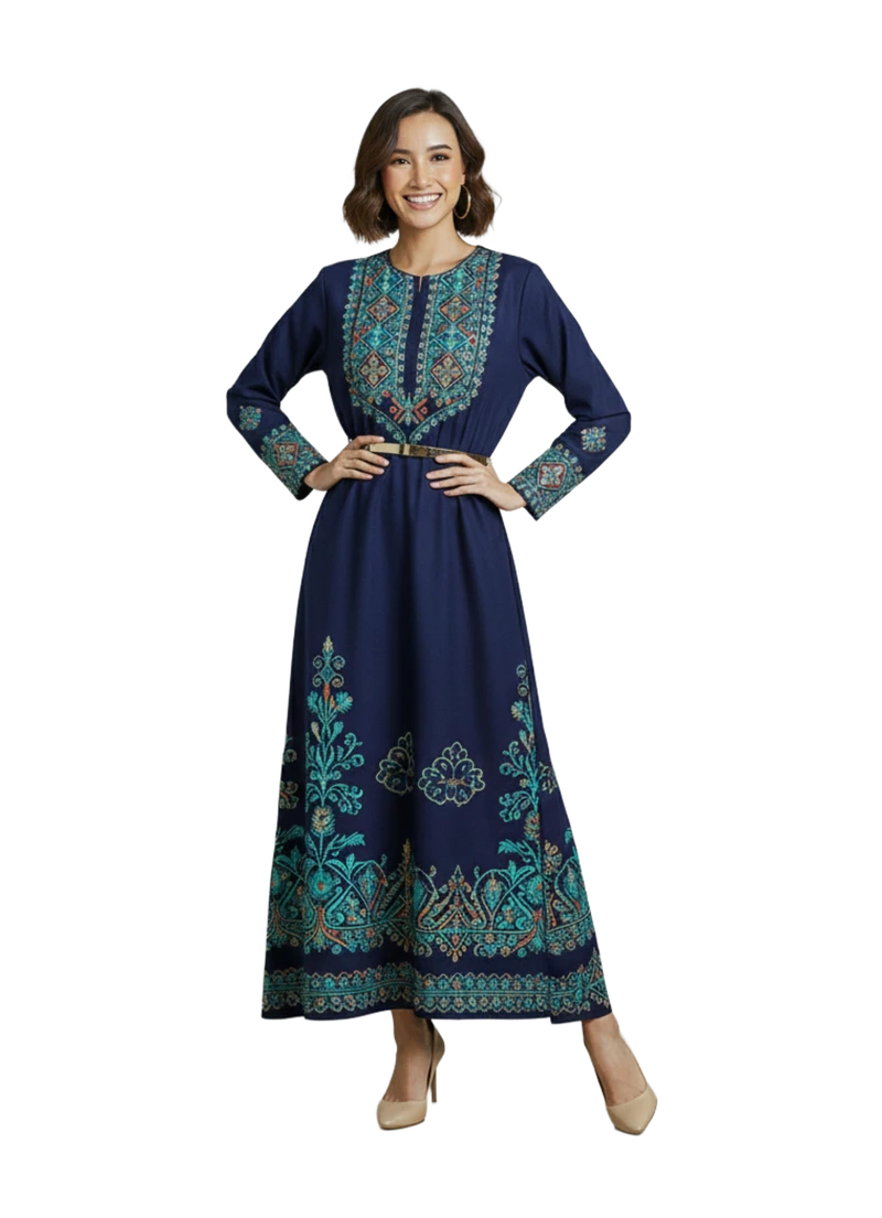 The Sapphire Mosaic Dress